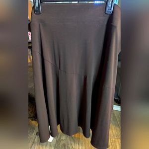 EUC brown polyester skirt